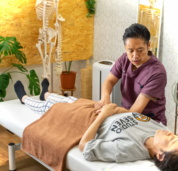 施術をしている画像